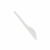 CUCHILLO BLANCO PLASTICO X 1000