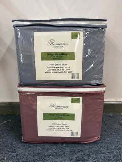 Juego de sábanas Romance Silver Lisas 144 hilos extra suaves - comprar online