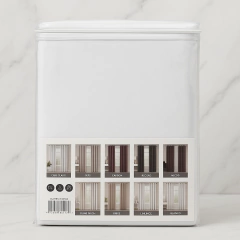 Cortina Black Out Portofino (Cubre 100% la luz) 2 paños de 220x140.