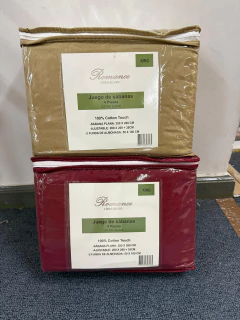 Juego de sábanas Romance Silver Lisas 144 hilos extra suaves en internet