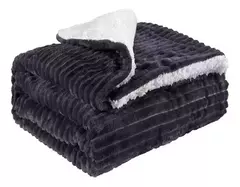 Frazada Flannel lisa con corderito (2 1/2) - tienda online