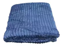 Frazada Flannel lisa con corderito (2 1/2) - comprar online