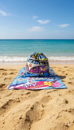 TOALLON PLAYERO CON MOCHILA DE REGALO - Blanco Castelli