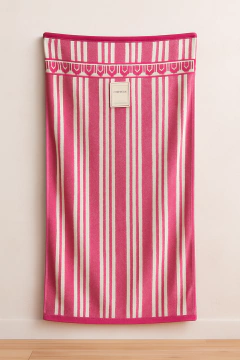 Toallon Hotelero Diseño Rayado 600gr 150x75cm - tienda online