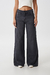 Wide Leg Metz Mid Rise Dark Grey - comprar online