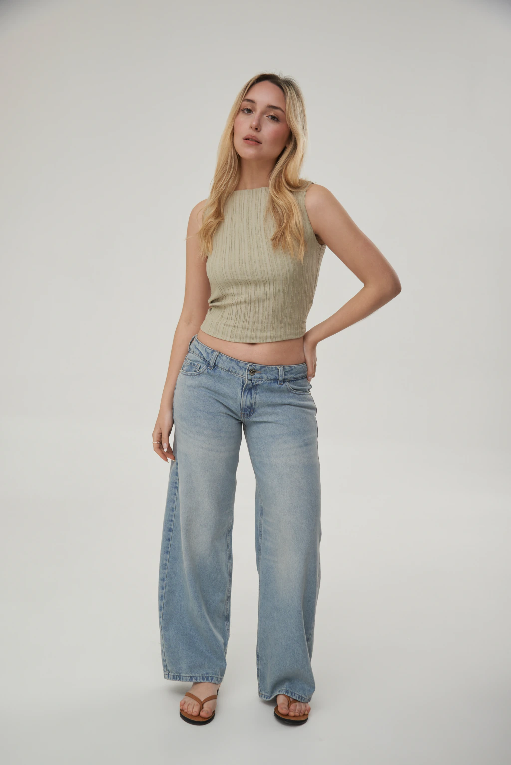 JEAN WIDE LEG MAISON