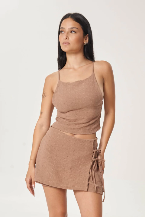 SHORT POLLERA ALELI - comprar online