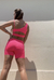 Top morley un hombro fucsia - Cardio Activewear