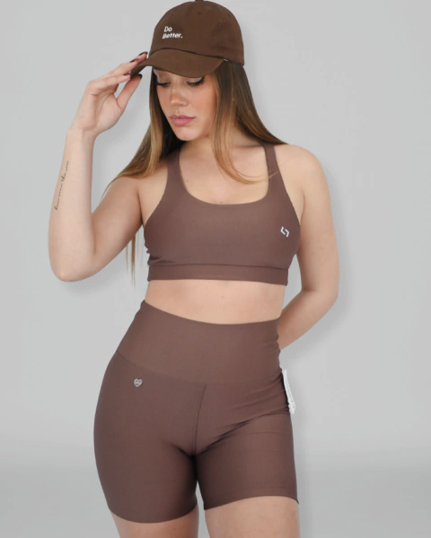 Short Felisa morley Mocca - comprar online