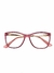 Armação Feminina Óculos Acetato Quadrado Rosa