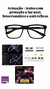Armação Masculina Óculos Acetato Quadrado - comprar online
