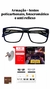 Imagem do Armação Masculina Óculos Acetato Quadrado