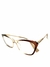 Armação Feminina Óculos Acetato Marrom - comprar online