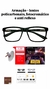 Imagem do Armação Masculina Óculos Acetato Quadrado