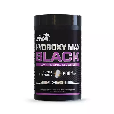 HYDROXY MAX BLACK 120 TABLETAS ENA - comprar online