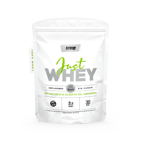 JUST WHEY 2LBS SIN SABOR STAR NUTRITION