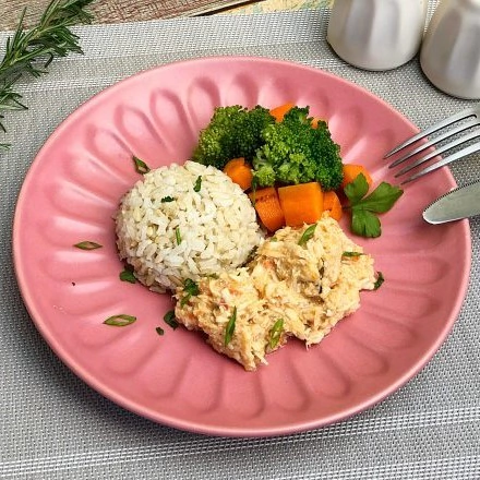 Frango com Arroz Integral e Legumes - 250g