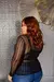 Blusinha Tule Manga Longa - comprar online