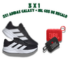 ¡3x1! 2 Adidas Galaxy + JBL GO3 - comprar online