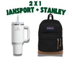 ¡OFERTA! MOCHILA JANSPORT + QUENCHER STANLEY DE REGALO - comprar online