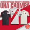 CAMISETA DE RIVER + CHOMBA DE REGALO - comprar online