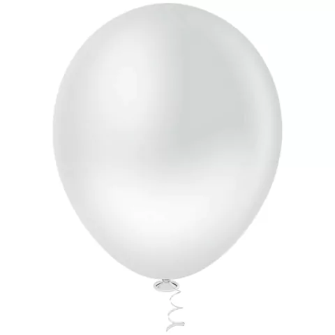 BALAO PIC PIC N16 LISO RED BRANCO 12 UN