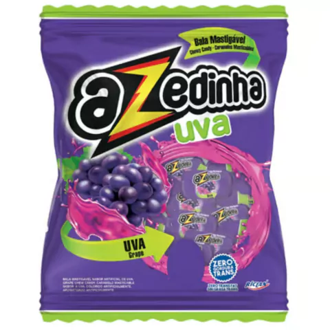 BALA RICLAN MASTIGAVEL AZEDINHA UVA 500G