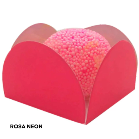 FORMINHA DE BRIGADEIRO EMPORIO ROSA NEON C/50 UNID