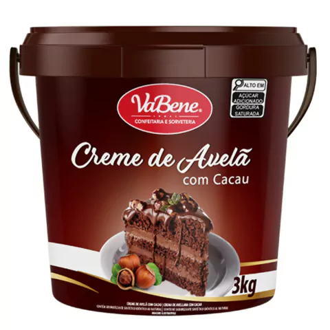 CREME DE AVELA COM CACAU VABENE 3KG