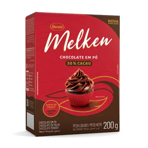 CHOCOLATE EM PO HARALD 50% 200G