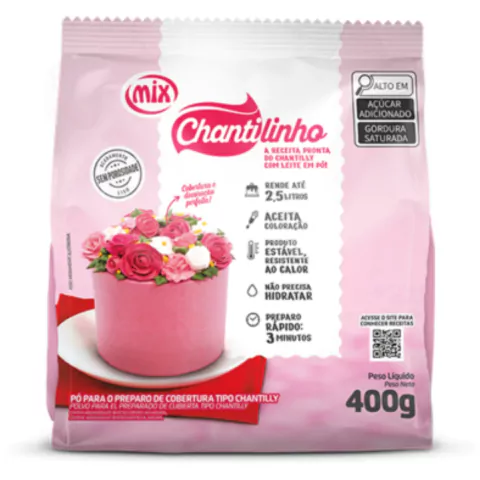 CHANTILLY CHANTILINHO MIX PO P PREPARO 400G