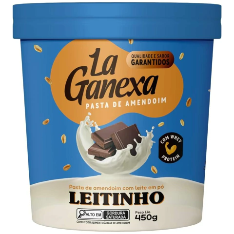 PASTA DE AMENDOIM LA GANEXA LEITINHO 450G
