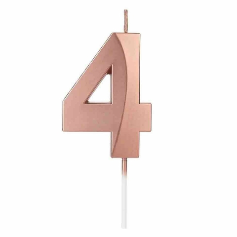 VELA SILVER MINI DESIGN ROSE GOLD NUMERO - 4