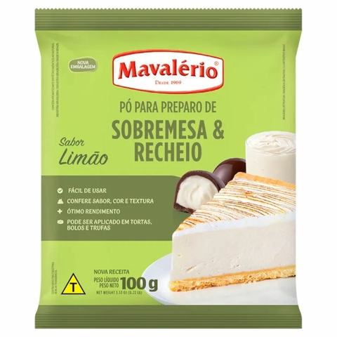 PO P/ SOBREMESA MAVALERIO 100G LIMAO
