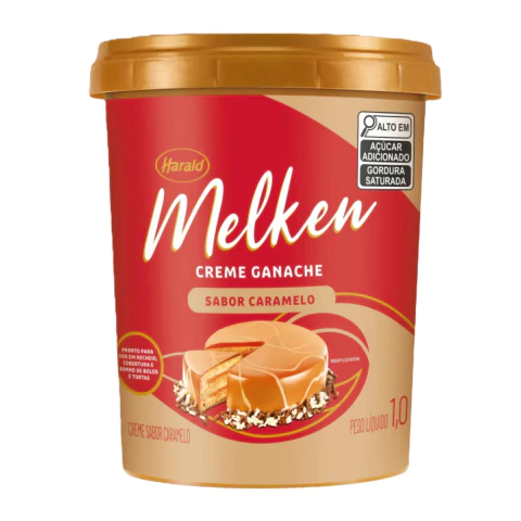 RECHEIO HARALD CREME GANACHE 1KG CARAMELO