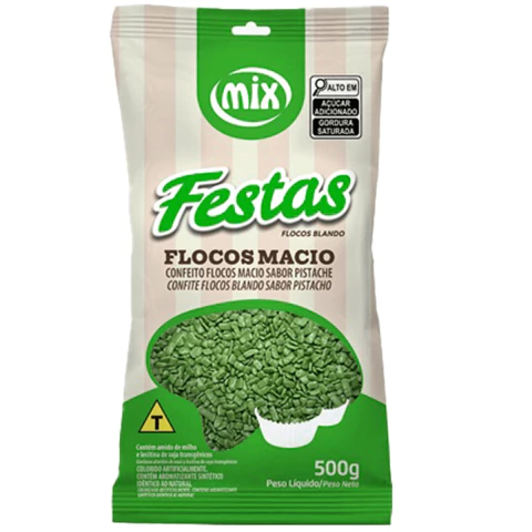 GRANULADO MIX FLOCOS MACIO SABOR PISTACHE 500G