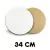 CAKEBOARD PACKAGING MDF 34X34