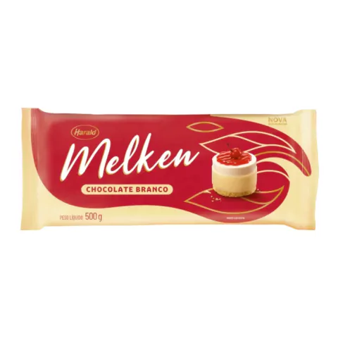 CHOCOLATE HARALD MELKEN BRANCO 500G