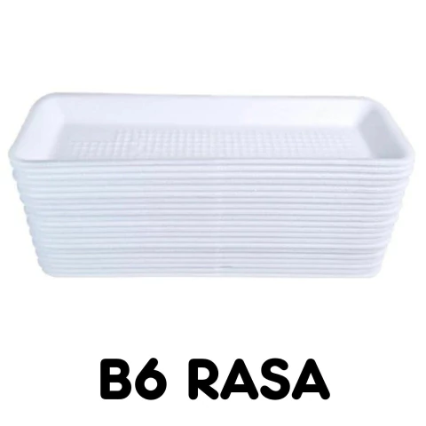 BANDEJA LEVE ISOPOR N6 RASA C/20UN