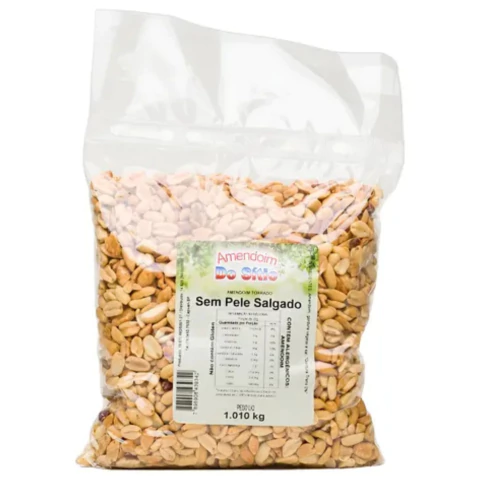 AMENDOIM DO SITIO SEM PELE SALGADO 1,01KG