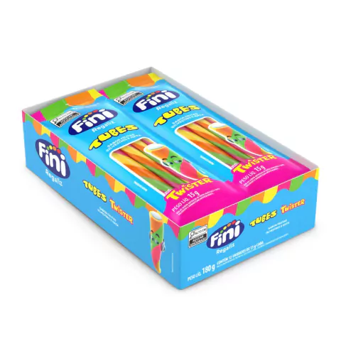 GOMA FINI 180G TUBES TWISTER DOCE (12 X 15G)