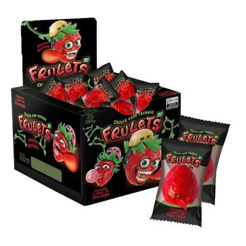 CHICLETE SUKEST FRULETS MORANGO C/40 UNID