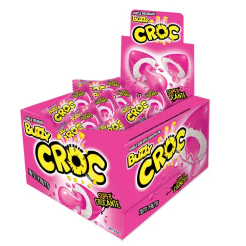 CHICLETE BUZZY CROC TUTTI FRUTTI 40UN