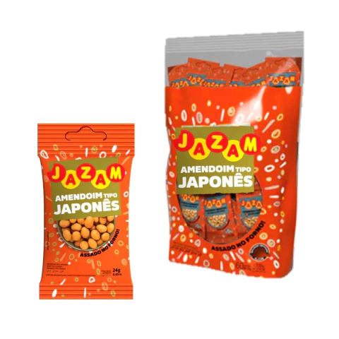 AMENDOIM JAZAM JAPONES 60X24G
