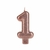 VELA SILVER GLITTER BRONZE NUMEROS - Gildoces