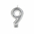 Imagem do VELA SILVER GLITTER PRATEADA NUMEROS