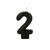 VELA SILVER GLITTER PRETA NUMEROS - loja online