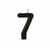 VELA SILVER GLITTER PRETA NUMEROS - Gildoces