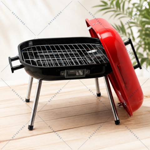 Asador De Carbón BBQ Parrilla Portatil