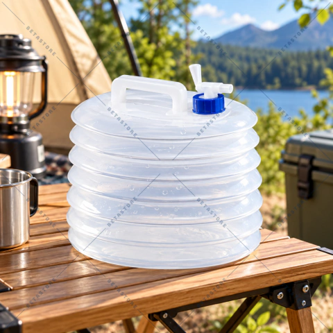 Recipiente de Agua Plegable con Grifo 3L